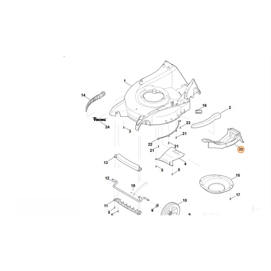 Stihl  Przysłona do mulczowania 6375 766 8300